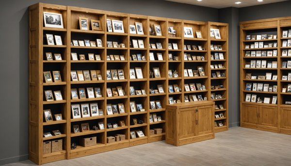 Optimisez votre boutique avec des présentoirs en bois élégants